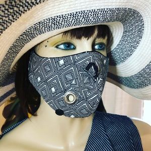 Handmade drinking face mask